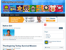 Tablet Screenshot of primarygamesnetwork.com